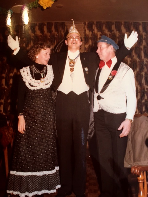 Prins Lion l met zijn ouders op de Boerenbruiloft 1979