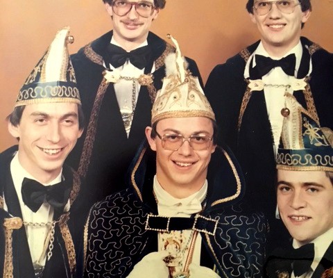 Prins Lion met adjudanten, Hans Kirkels Hans Coenen Cor Meulen Frans van de Broek