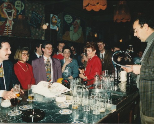 91-01-26 fieestje met de wagebauwers beej de Hermenei-j